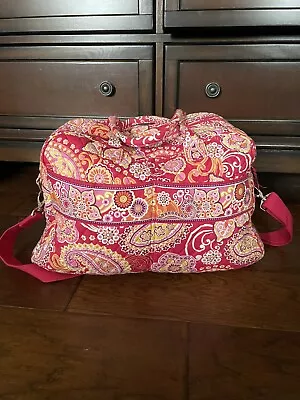 Vera Bradley Weekender In Raspberry Fizz-retired Print • $44.99