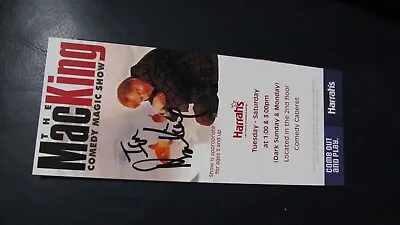 Mac King Signed Flyer Magician • $20