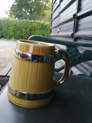 £5 • Buy Vintage Wade Barrel Mug/Tankard That's Wider At The Bottom (Ireland)
