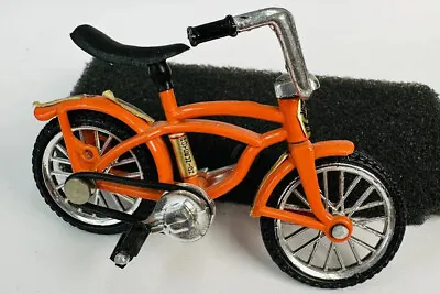 Vintage 1975 Zee Toys Royce Union Diecast Bicycle Doll House Scale Toy Orange • $40