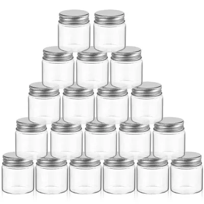20 Pcs Jam Bottles Mini Glass Jars With Sealing Lids 47*50 Cap • $37.89