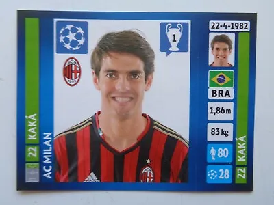 KAKA Milan  # 571 STICKERS UEFA CHAMPIONS LEAGUE PANINI 2013-14  Qty • $2.99