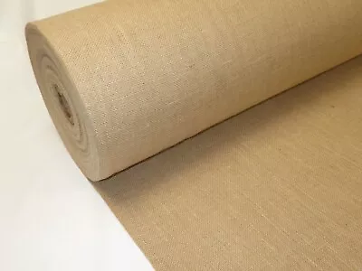 HESSIAN FABRIC ROLLS Jute Burlap 54 Inch Or 72 Inch Wide Schools Festivals • £148.95