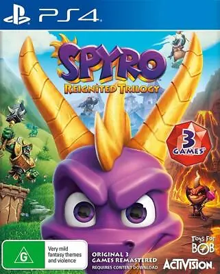 $68 • Buy Spyro Reignited Trilogy Sony PS4 Family Kids Action Adventure Game Playstation 4