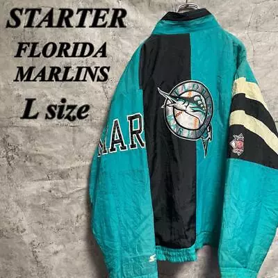 Starter Miami Marlins Mlb Nylon Jacket L • $173.99