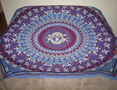 New Grateful Dead Dancing Bears Blue Purple Red Wall Hanging Tapestry 90X60 Gift • $34.95