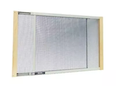 Adjustable Window Screen With Wood Framing Expandable All Sizes Bug Screen • $6.86