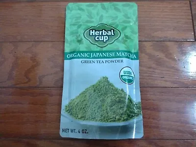 Herbal Cup USDA Organic Japanese Matcha Green Tea Powder 4 Oz Pack NEW 3/24 • $6