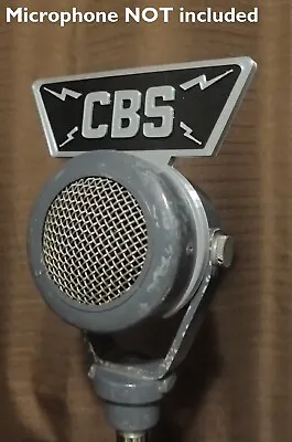 CBS W/ Bolts Flag For Vintage Turner 99 999 99C Microphone Executone / Stromberg • $74.99
