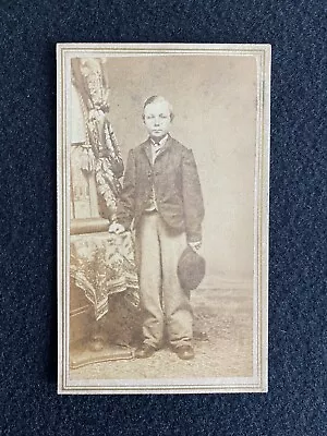 Antique Providence Rhode Island Cute Child Civil War Era CDV Photo Card • $9.95