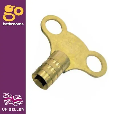 Radiator Plumbing Bleed Bleeding Key Keys Solid Brass For Venting Air Valve • £1.05