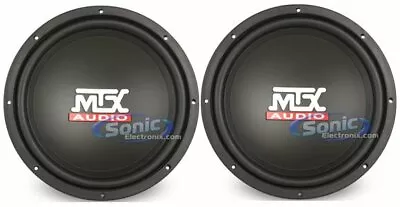 2) MTX Audio TN12-02 200W RMS 12  Single 2 Ohm Car Audio Subwoofers • $123.98