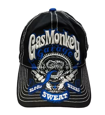 Gas Monkey Garage Baseball Style Hat Strapback Embroidered Black Blue White  • $19.99