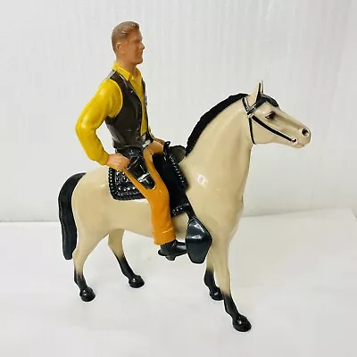 Vintage 50s 60s Hartland Figure Matt Dillon Of Gunsmoke Horse No Hat Reins Gun • $35