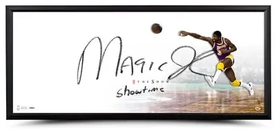 Magic Johnson Autographed & Inscribed �The Show� 46x20 Framed Lakers UDA • $2499.99