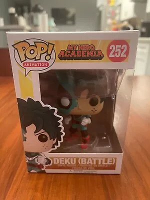 Funko Pop Animation My Hero Academia Deku Battle 252 Vinyl Figure • $14.89