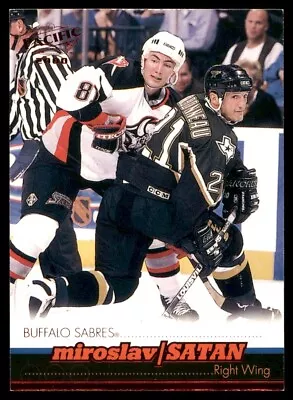 1999-00 Pacific Red (A) Miroslav Satan #45 Buffalo Sabres • $1.50