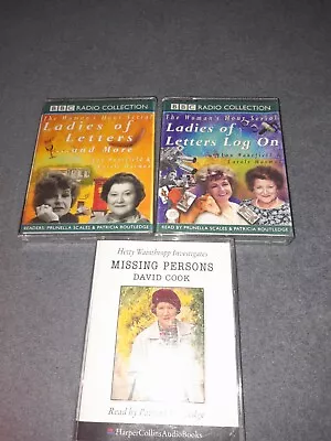 Ladies Of Letters & More And Log-on. Hetty Winthrop.  3 Double Cassettes • £6