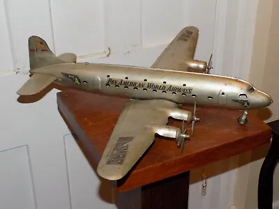 Vintage Marx Pan American World Airways Pressed Steel Airplane • $225