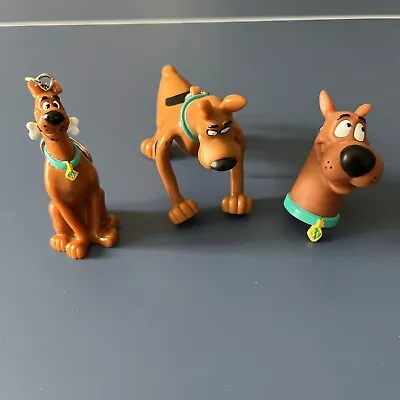 Vintage 1998-2001 Plastic Scooby Doo Figurine Keychains Lot Of 3- 3D Styles • $21.95