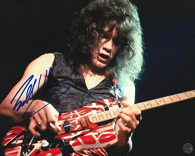 Eddie Van Halen (RIP) Autographed In Concert 8x10 Photo COA Hologram# 791493 TTM • £56.29