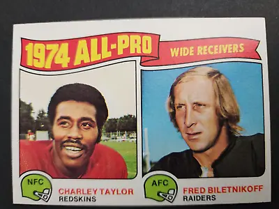 Fred Biletnikoff Taylor 1975 Topps Nfl Football All Pro #201 Raiders Nearmint • $2.50