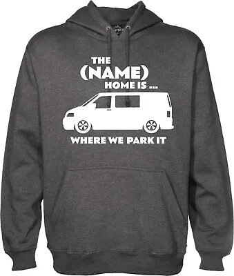 Campervan Park Personalised Camping Hoodie Camper Hoody Glamping Hooded Sweat • £21.99