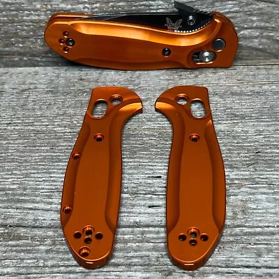 Mini Griptilian Orange Anodized Aluminum Smooth Scales Cnc Made In Usa • $54.99