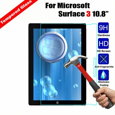 Screen Protector Microsoft Surface Pro 4 5 6 7 Go Genuine Tempered Glass Cover • $7.75