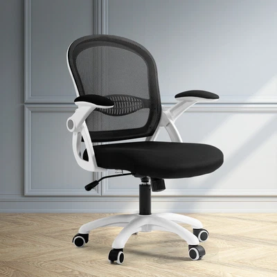 $91.19 • Buy Artiss Office Chair Mesh Computer Desk Chairs Work Study Gaming Mid Back Black