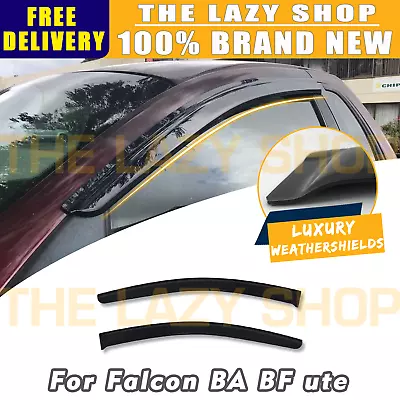 $48.96 • Buy Luxury Weathershields For Ford Falcon Fairmont BA BF Ute 2pcs Weather Shields