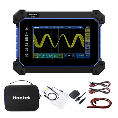Hantek Touch Screen Digital Tablet Oscilloscope TO1112 TO1112C TO1112D 110MHz • $232.99