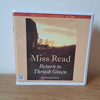 Return To Thrush Green By Miss Read (Audio CD 2003) Complete And Unabridged  • $18.66