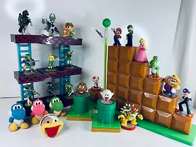 $34.95 • Buy Nintendo Amiibo Figures Super Smash Bros. Mario Splatoon Bundle Rare Zelda Link