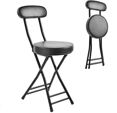 Cushioned Padded Folding Stool 18.7 Inches Counter Height Bar Stool. • $30