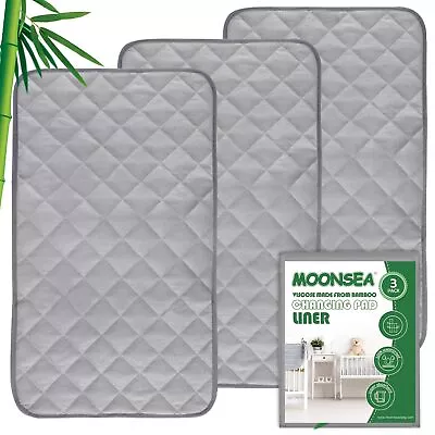 Diaper Changing Pad Liner Non-Slip Waterproof Terry Mat Quilted Absorbent B... • $18.69