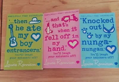 Louise Rennison Books ~ 3 Book Bundle • £7