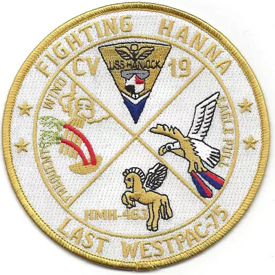 CV-19 USS Hancock WESTPAC 75 Patch • $16.19