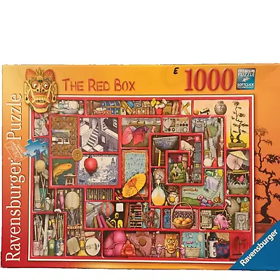 Ravensburger-1000 Piece- The Red Box- Jigsaw Puzzle Colin Thompson 2014 • $19