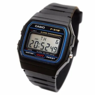 Casio Classic Digital Watch F-91W Unisex Retro Vintage • $17.99