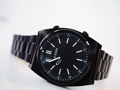 Nixon Brigade SS Black Watch With Outer Dial Timer NWOT • £104.99