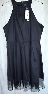 $18 • Buy Zaful Women's Black Lbd Sleeveless A-line Dress 4xl Stunning, New With Tags