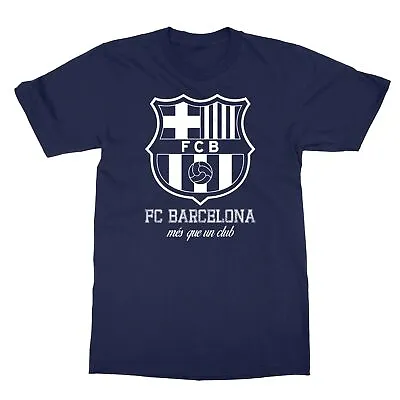 FC Barcelona España Spain Soccer Mes Que Un Club Men's T-Shirt • $19.49