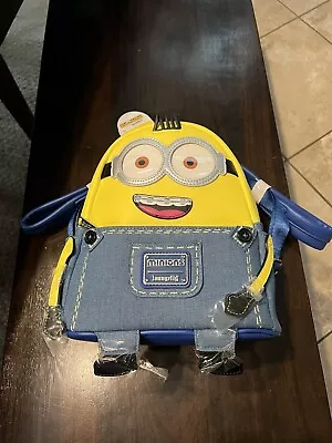 NEW Rise Of Gru Otto Minions Loungefly Universal Parks Exclusive Mini Backpack • $100
