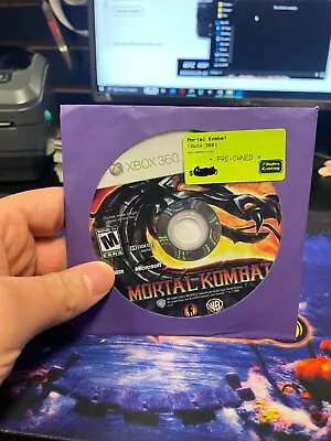 Mortal Kombat (Microsoft Xbox 360 2011) Authentic Game Disc Only • $15.88