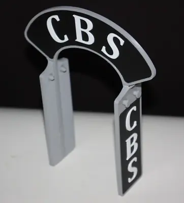 CBS Call Letters Mic Flag Reproduction 3D Printed Vintage Style READ • $89.95