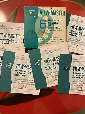 Viewmaster Reels 6 Personal Vintage View-Master Photos Banff Parliament PMB • $23.89