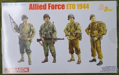 £14.99 • Buy 1/35 Dragon WW2 ALLIED FORCE ETO 1944 6653 Complete 04945