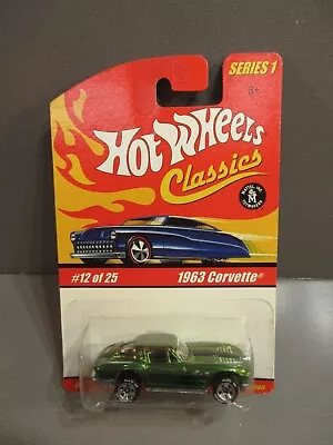 Hot Wheels Classics Series 1 #12 Of 25 1963 Corvette • $3.58