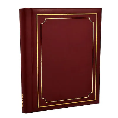 £8.49 • Buy Red Large Self Adhesive Photo Albums Spiral Bound 20 Sheets 40 Sides -  SM40RD